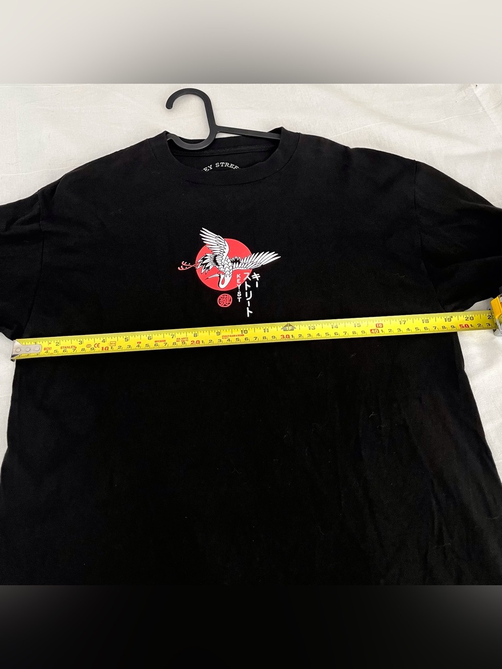Key Street Black Long Sleeve Shirt with Graphic Design - Picture 8 of 8